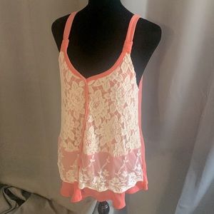 Rewind Coral Tank Top